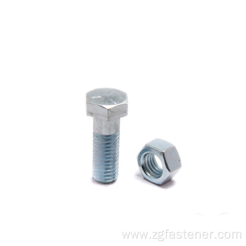 galvanized bolt and nut